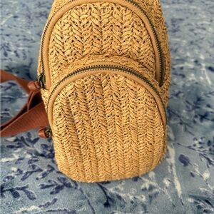 Sonoma Woven Brown Sling Bag